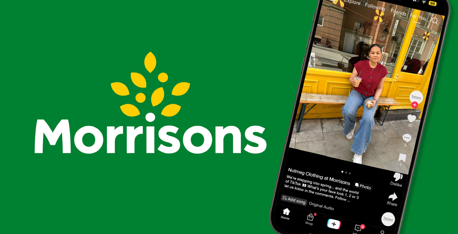 Live & Breathe and Morrisons launch Nutmeg on TikTok